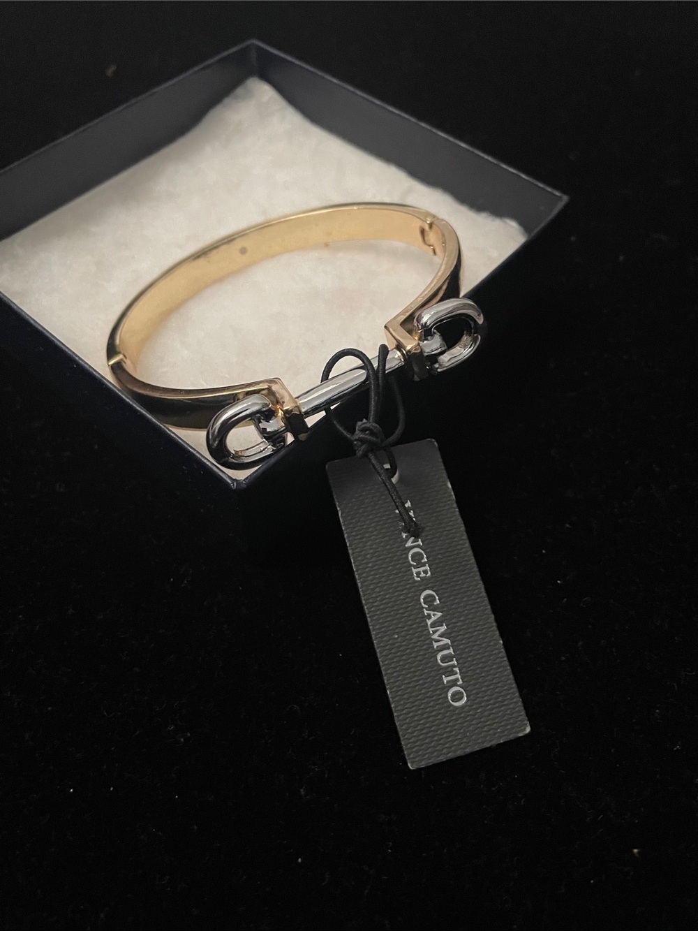 Vince Camuto Two-Tone Gold and Silver Link Bracelet